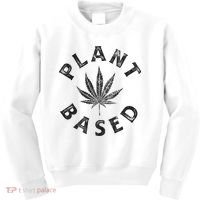 Plant Based Marijuana Leaf Weed Cannabis Pot Smoker Kids Sweatshirt thumb 0