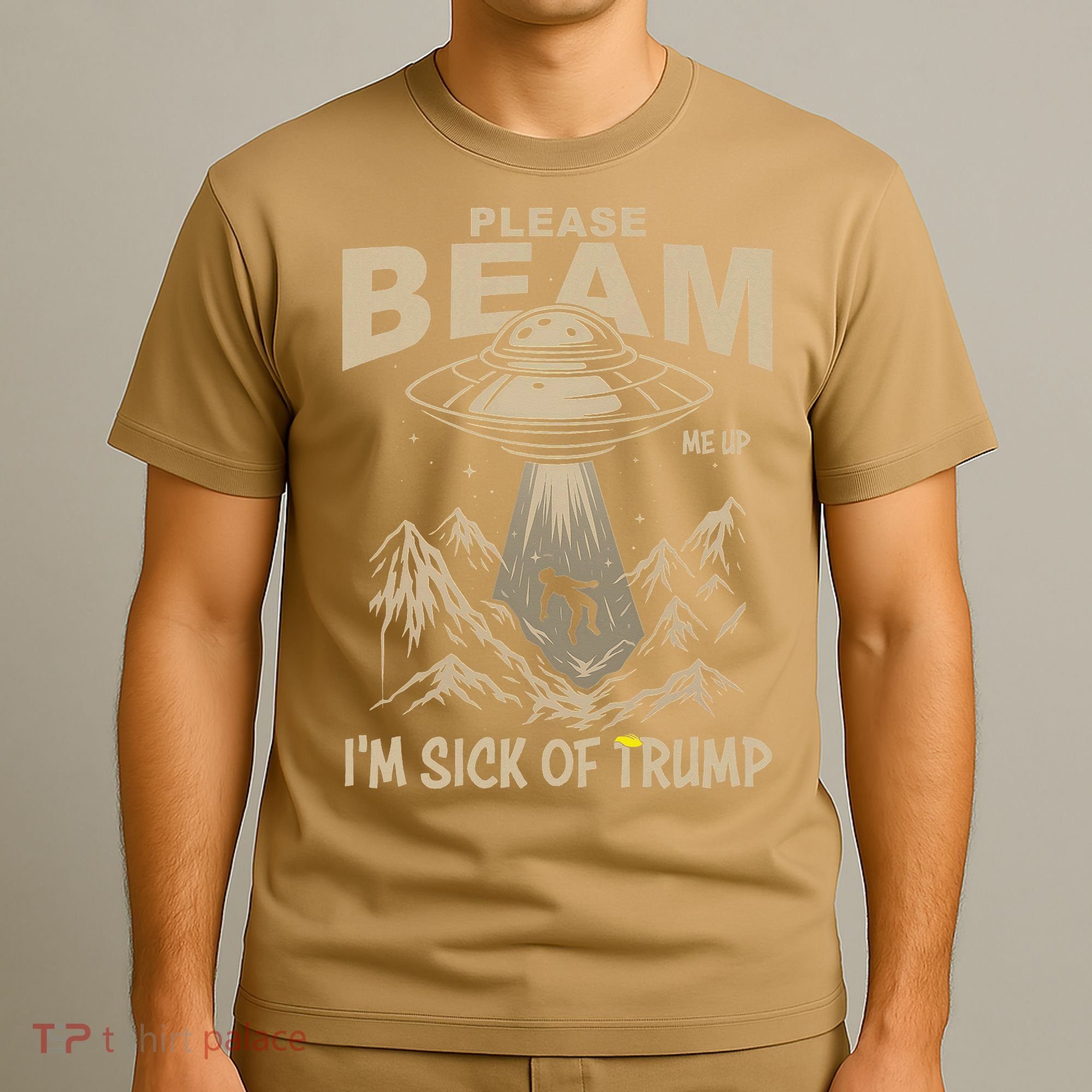 Please Beam Me Up Im Sick Of Felon Alien Anti Felon T-Shirt