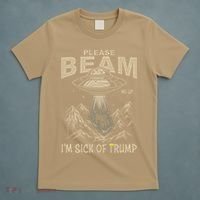 Please Beam Me Up Im Sick Of Felon Alien Anti Felon T-Shirt thumb 5