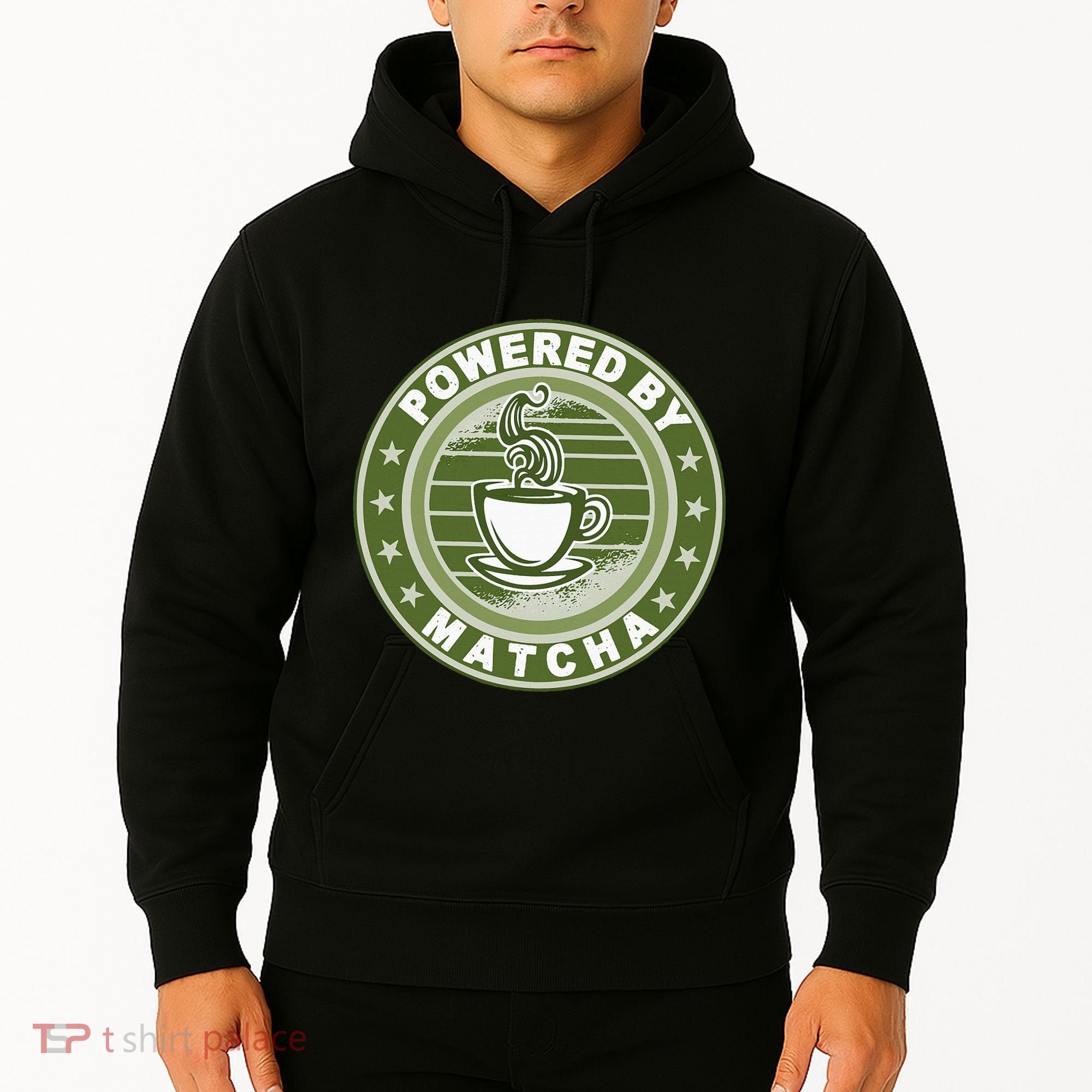 Powered By Matcha Japanese Green Tea Hoodie