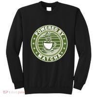 Powered By Matcha Japanese Green Tea Sweatshirt thumb 0