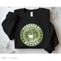 Powered By Matcha Japanese Green Tea Sweatshirt thumb 2