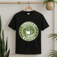 Powered By Matcha Japanese Green Tea T-Shirt thumb 2