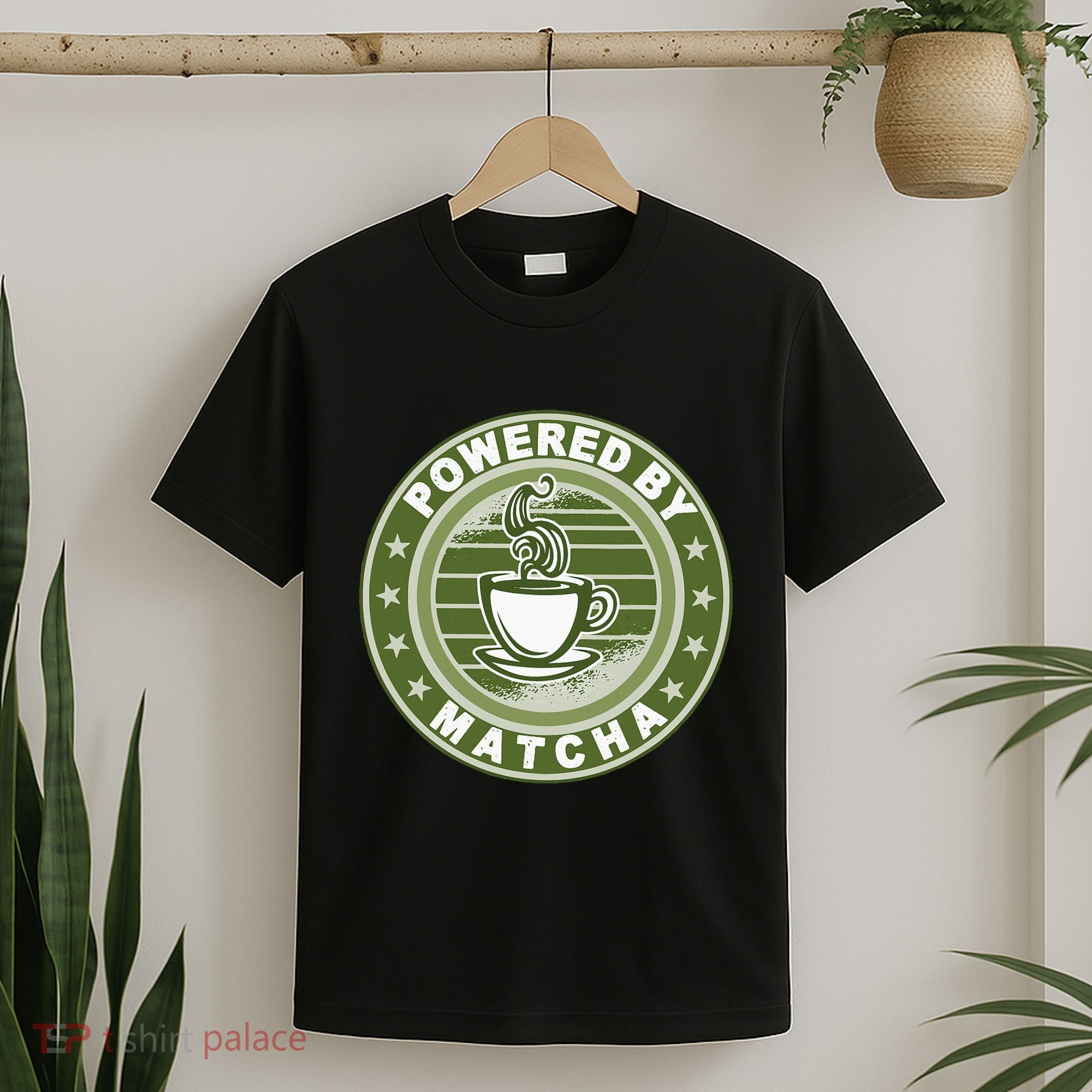 Powered By Matcha Japanese Green Tea T-Shirt