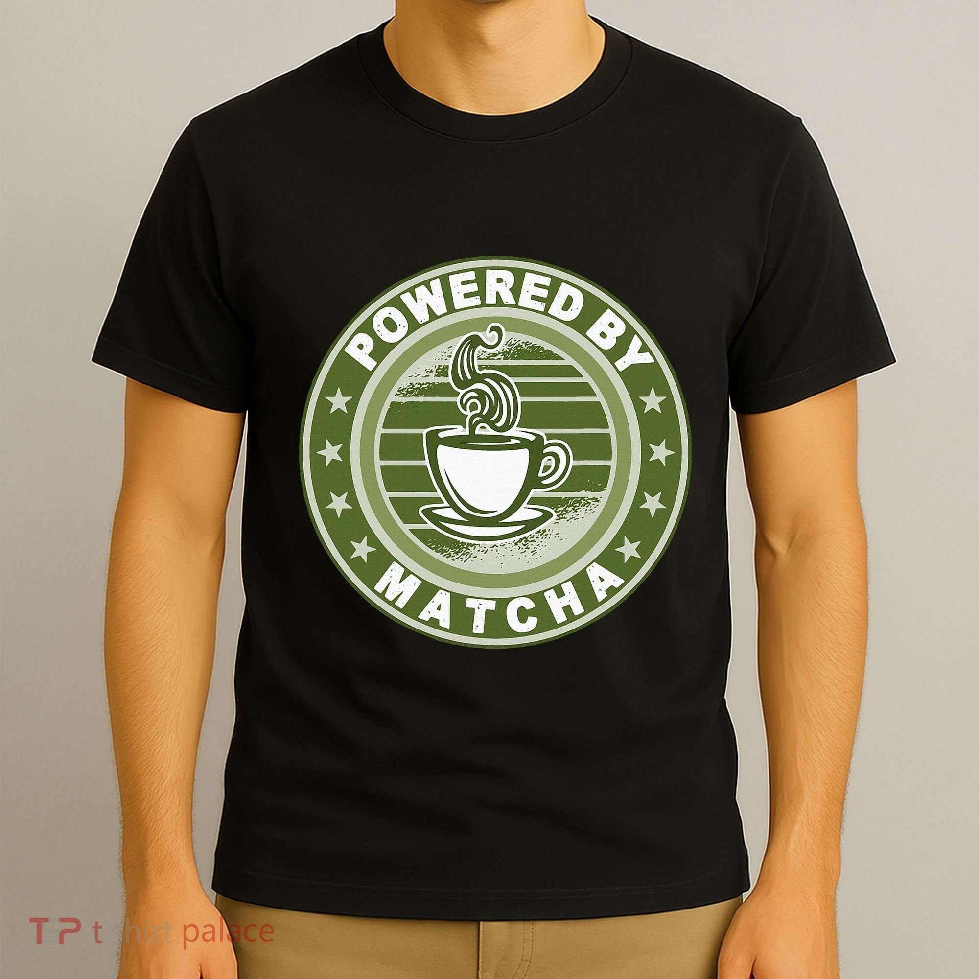 Powered By Matcha Japanese Green Tea T-Shirt