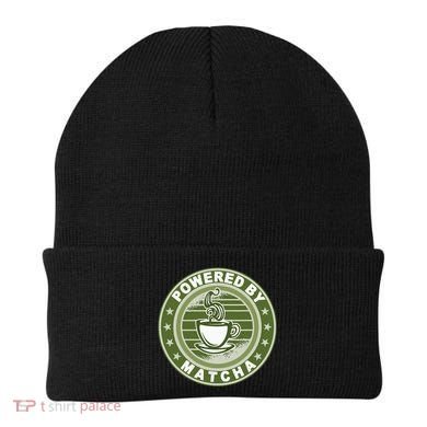 Powered By Matcha Japanese Green Tea Beanie
