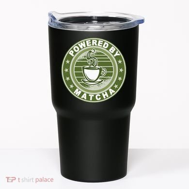 Powered By Matcha Japanese Green Tea Tumbler