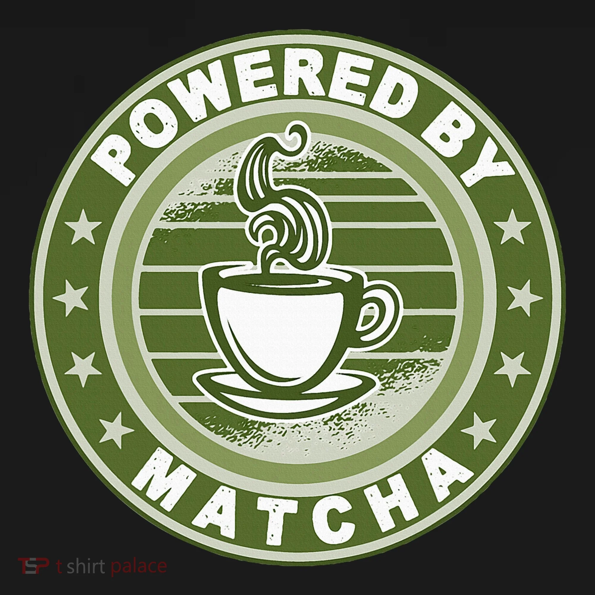 Powered By Matcha Japanese Green Tea Ornament