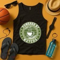 Powered By Matcha Japanese Green Tea Tank Top thumb 4