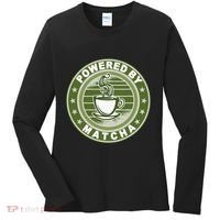 Powered By Matcha Japanese Green Tea Women's Long Sleeve Shirt thumb 0