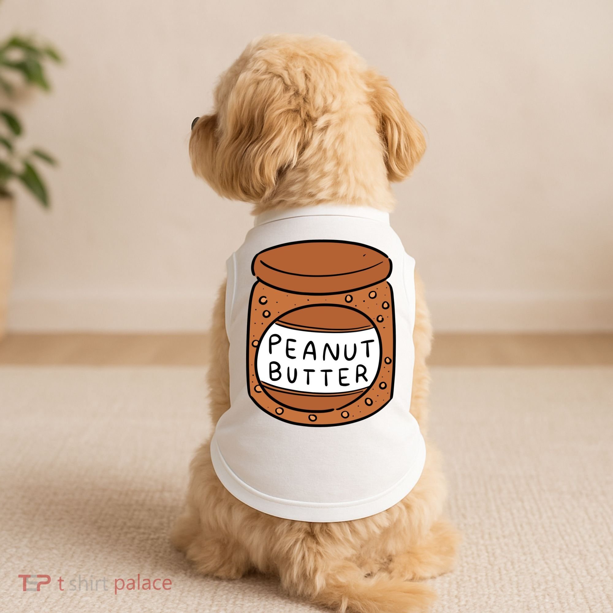 Peanut Butter Matching Doggie Tank