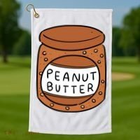 Peanut Butter Matching Golf Towel thumb 1