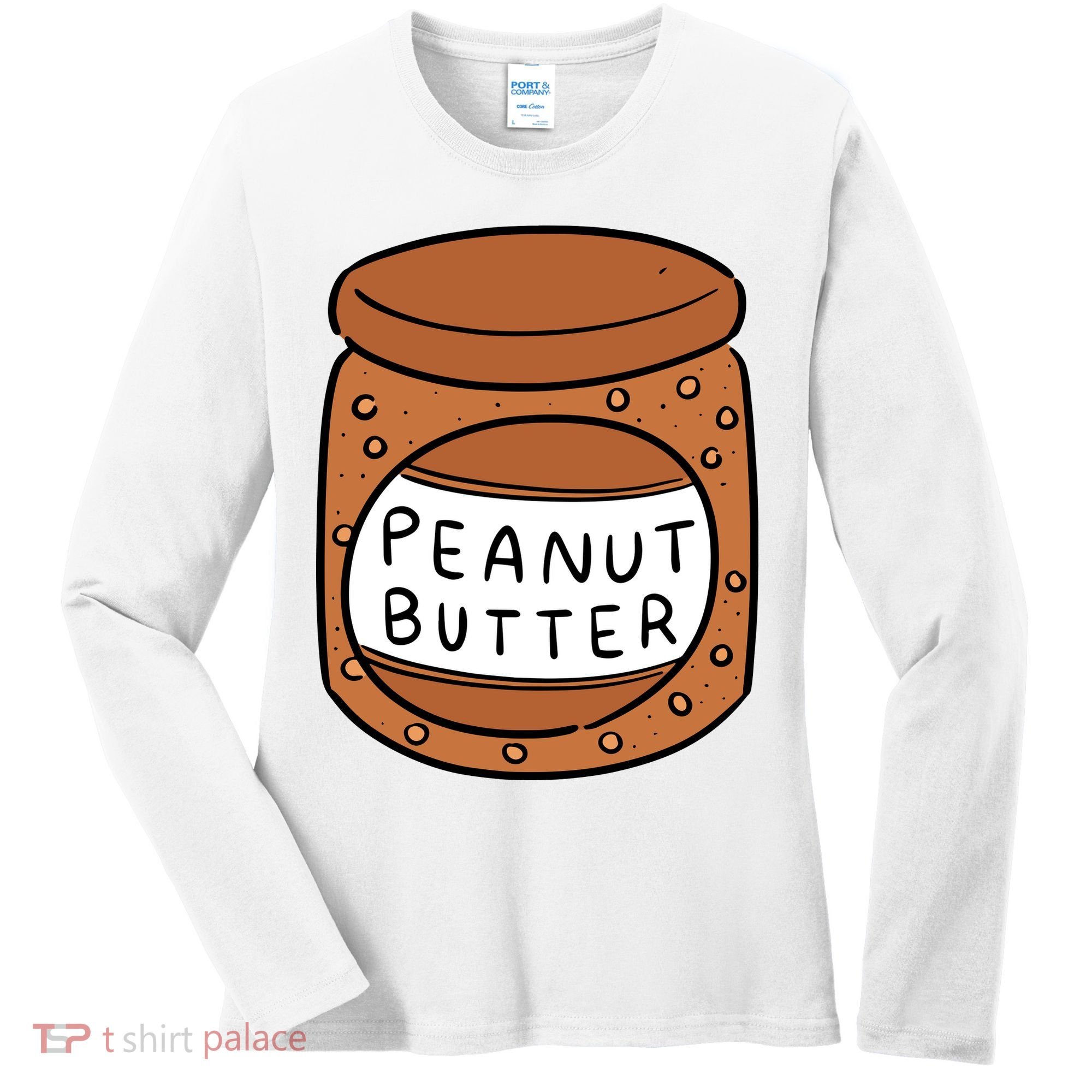 Peanut Butter Matching Women's Long Sleeve Shirt