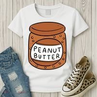 Peanut Butter Matching Women's T-Shirt thumb 3