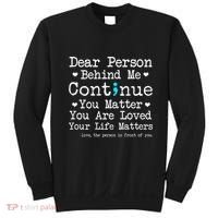 Person Behind Me Suicide Prevention & Depression Awareness Sweatshirt thumb 0