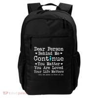 Person Behind Me Suicide Prevention & Depression Awareness Backpack thumb 0
