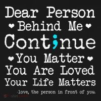 Person Behind Me Suicide Prevention & Depression Awareness Women's Hoodie thumb 2