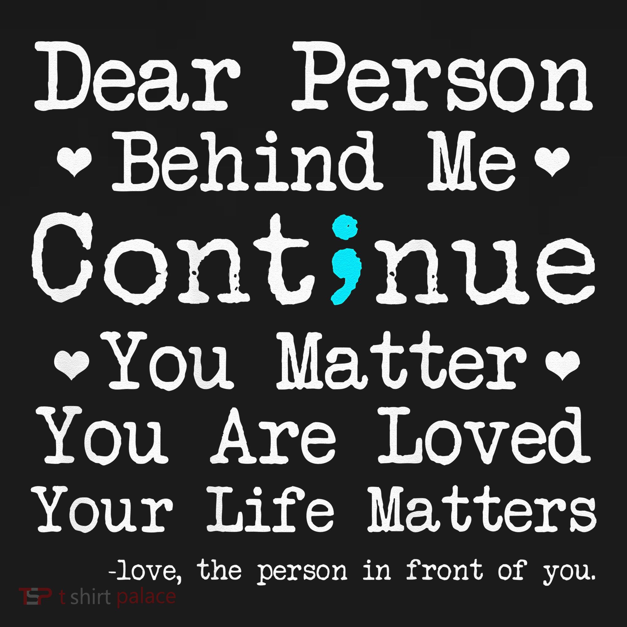 Person Behind Me Suicide Prevention & Depression Awareness Mousepad