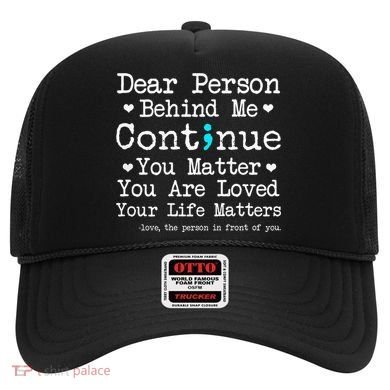 Person Behind Me Suicide Prevention & Depression Awareness Hat