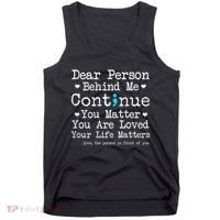 Person Behind Me Suicide Prevention & Depression Awareness Tank Top thumb 0