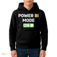 Power Bi Mode On Power Bi & Gifts Power Bi Kids Hoodie thumb 4