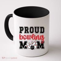 Proud Bowling Mom Of A Bowling Player Bowler Mama Gift Coffee Mug thumb 0