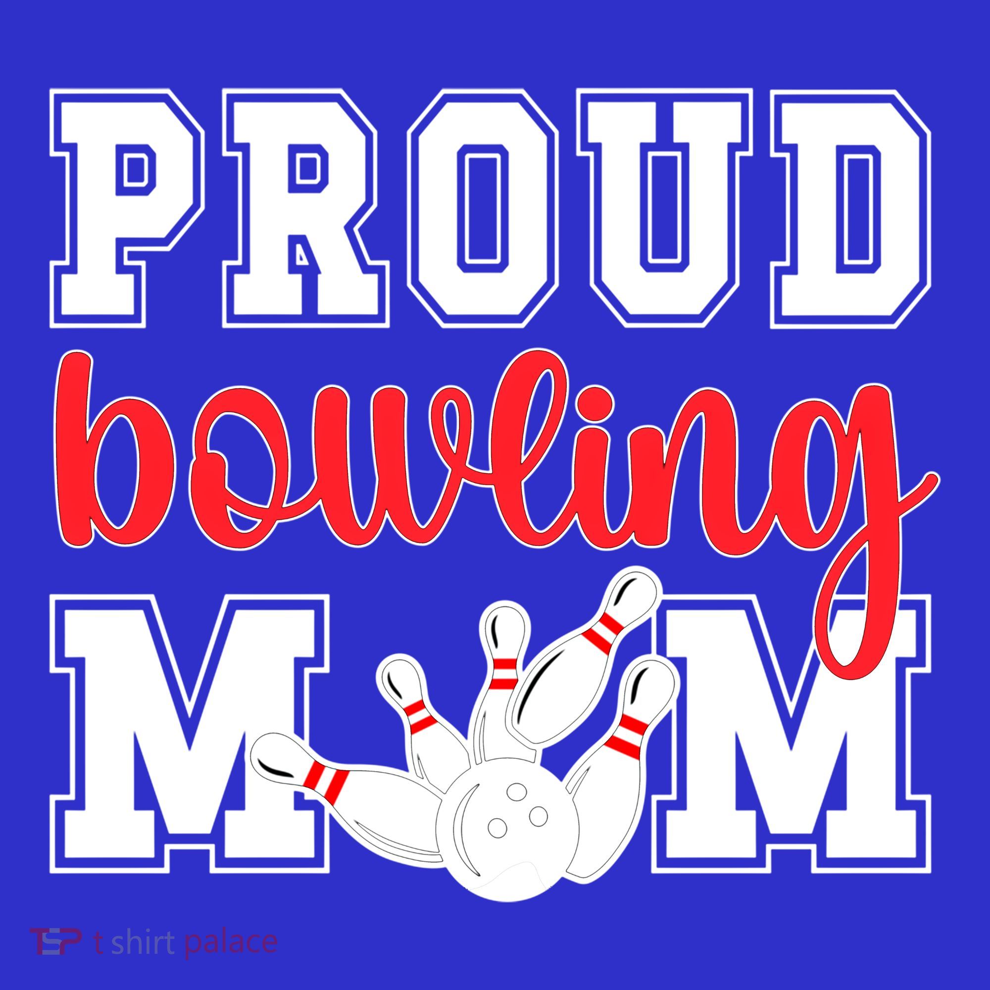 Proud Bowling Mom Of A Bowling Player Bowler Mama Gift Coaster