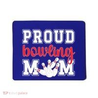 Proud Bowling Mom Of A Bowling Player Bowler Mama Gift Mousepad thumb 0