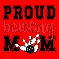 Proud Bowling Mom Of A Bowling Player Bowler Mama Gift Santa Hat thumb 1