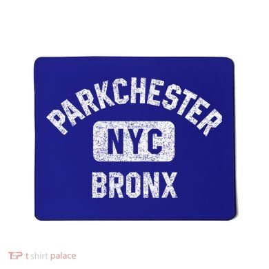 Parkchester Bronx Nyc Gym Style Distressed White Print Great Gift Mousepad