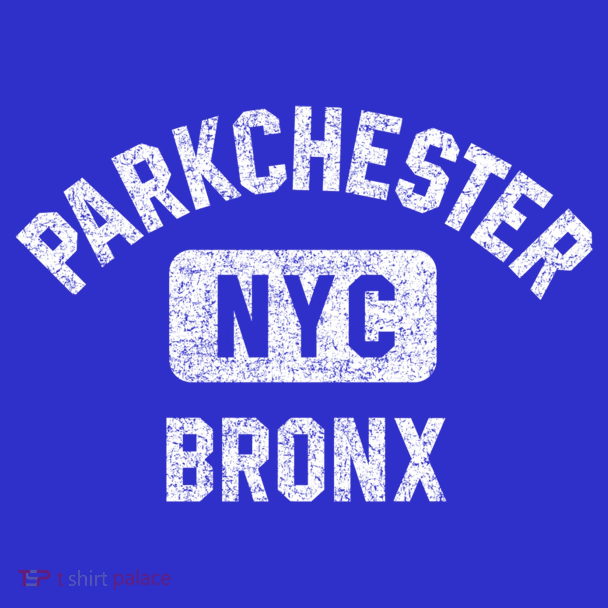 Parkchester Bronx Nyc Gym Style Distressed White Print Great Gift Women's Tank Top