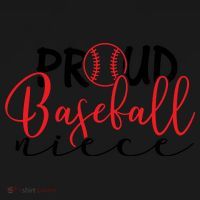 Proud Baseball Niece For Family Matching Mother's Day Coaster thumb 2