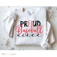 Proud Baseball Niece For Family Matching Mother's Day Sweatshirt thumb 2