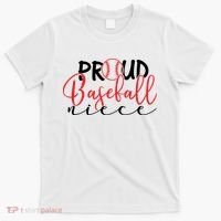 Proud Baseball Niece For Family Matching Mother's Day T-Shirt thumb 0
