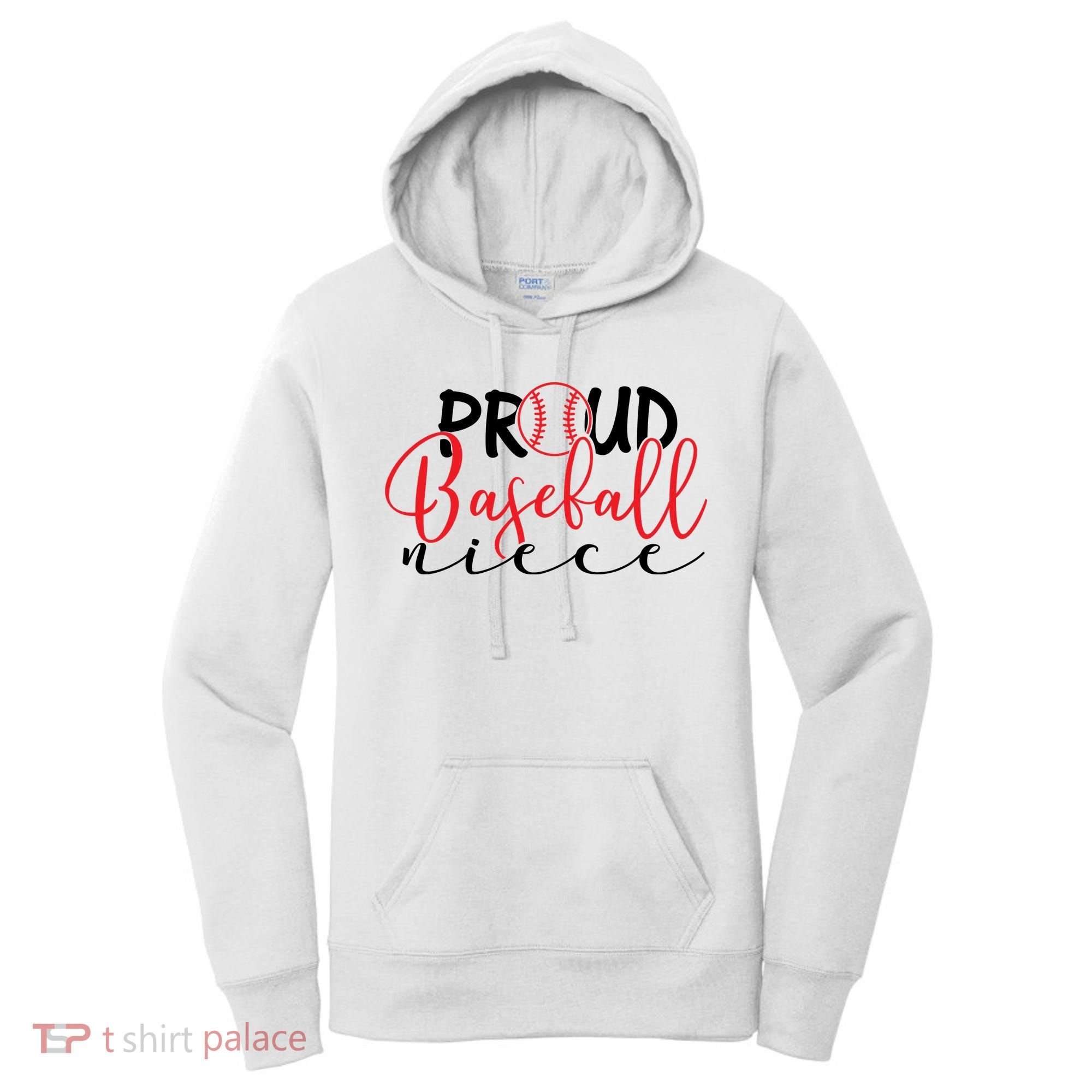 Proud Baseball Niece For Family Matching Mother's Day Women's Hoodie