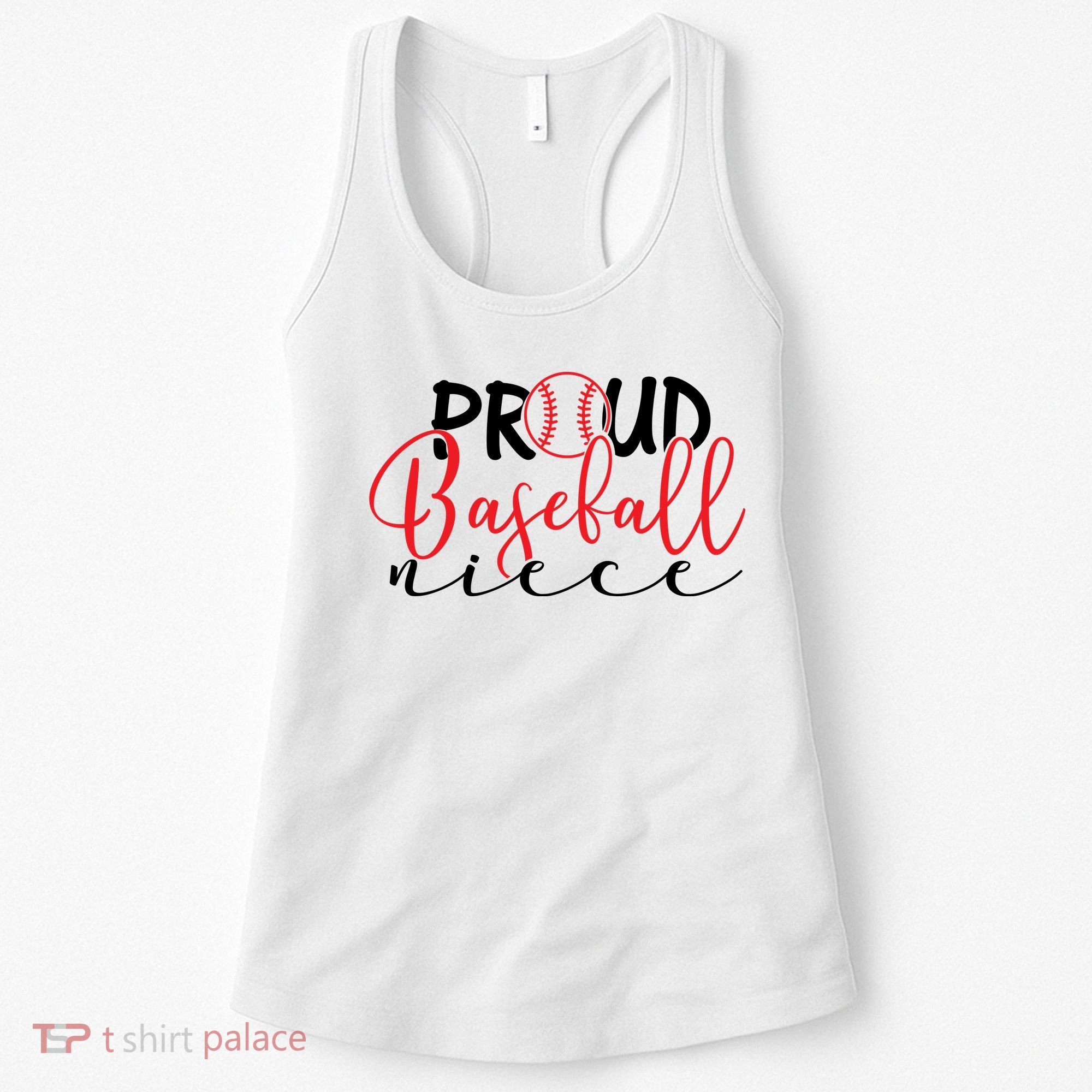 Proud Baseball Niece For Family Matching Mother's Day Women's Tank Top