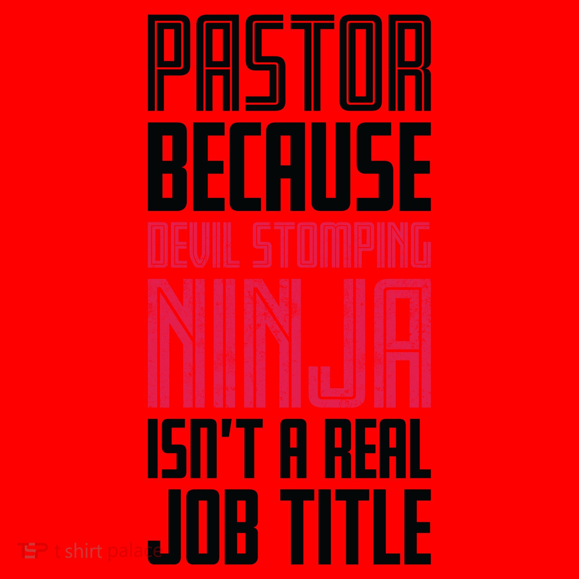 Pastor Devil Stomping Ninja IsnT A Real Job Title Santa Hat