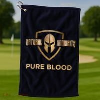 Pure Blood Natural Immunity Golf Towel thumb 1