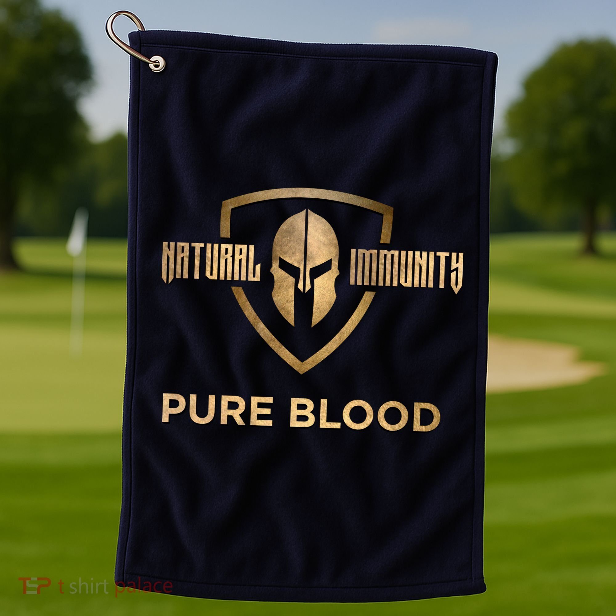 Pure Blood Natural Immunity Golf Towel