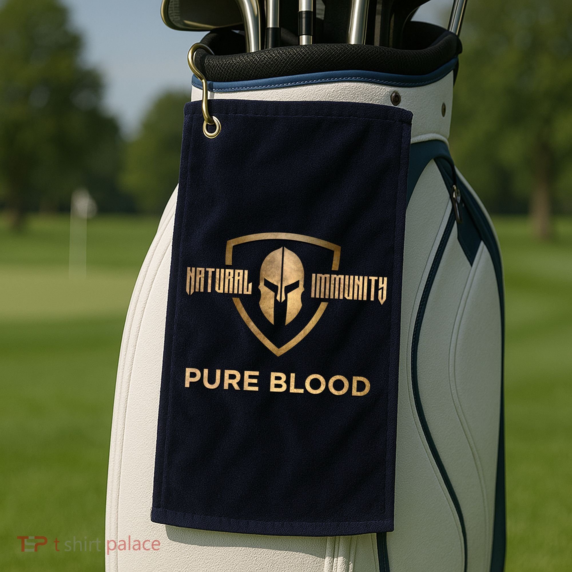 Pure Blood Natural Immunity Golf Towel