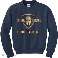 Pure Blood Natural Immunity Kids Sweatshirt thumb 0