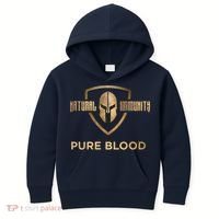 Pure Blood Natural Immunity Kids Hoodie thumb 0