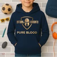 Pure Blood Natural Immunity Kids Hoodie thumb 2
