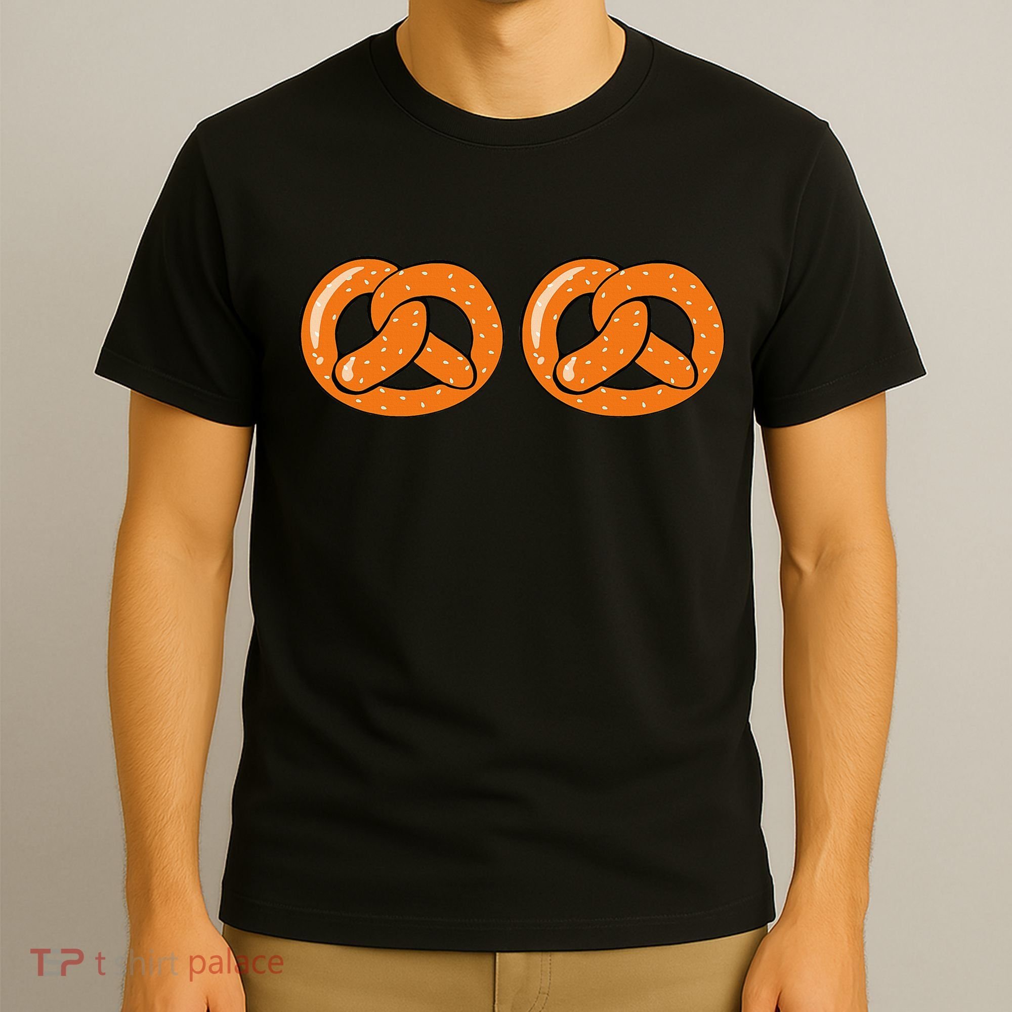 Pretzel Bra Oktoberfest Funny German Festival Bavarian T-Shirt