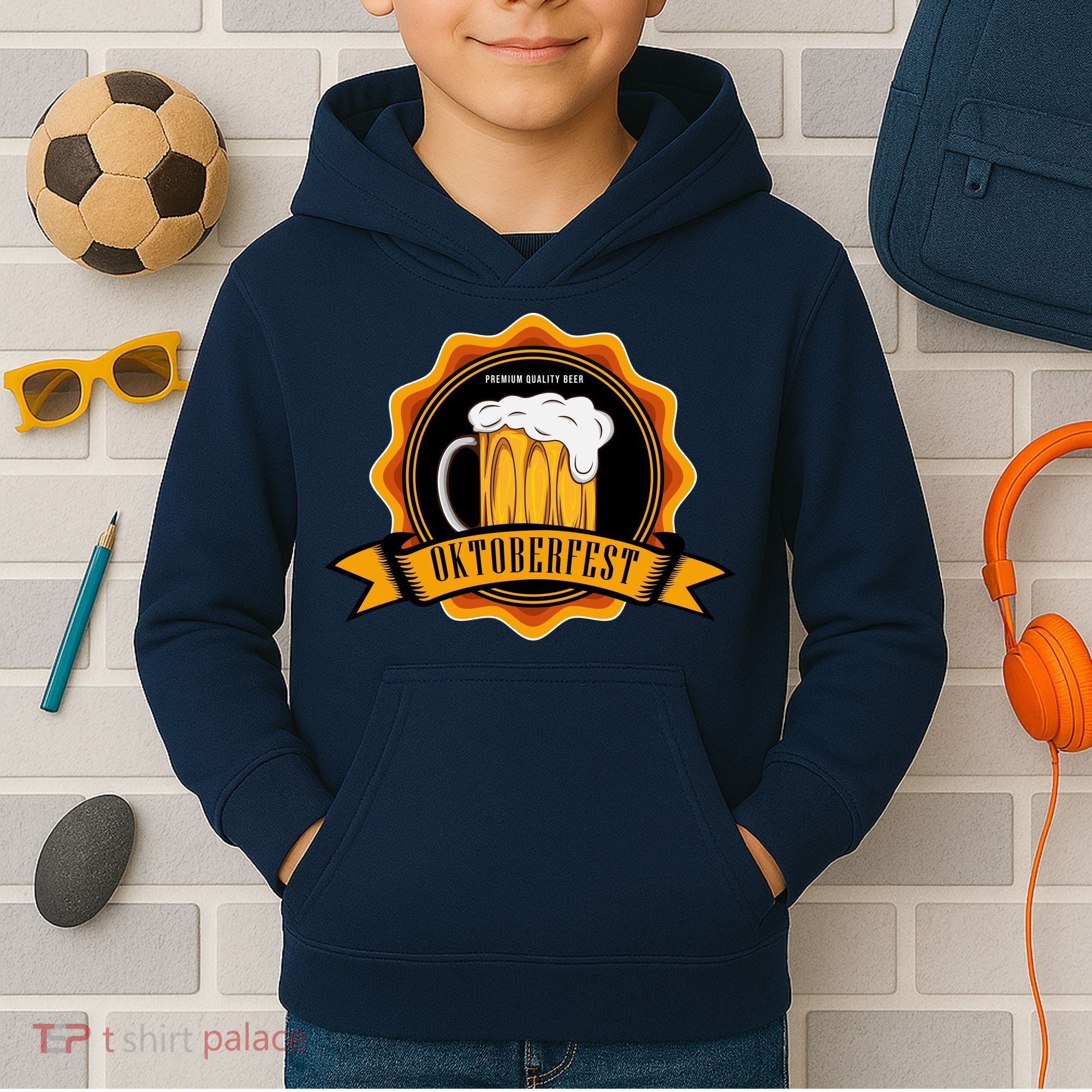 Premium Beer Oktoberfest Kids Hoodie