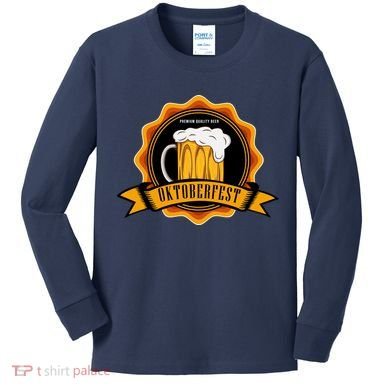 Premium Beer Oktoberfest Kids Long Sleeve Shirt