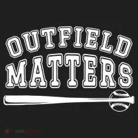 Playing Baseball Outfield Matters Baseball Outfields Funny Women's Sweatshirt thumb 2