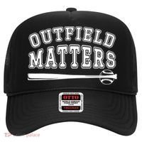 Playing Baseball Outfield Matters Baseball Outfields Funny Hat thumb 0