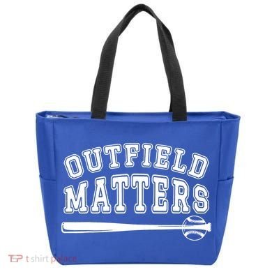 Playing Baseball Outfield Matters Baseball Outfields Funny Tote Bag