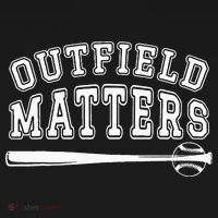 Playing Baseball Outfield Matters Baseball Outfields Funny Backpack thumb 2